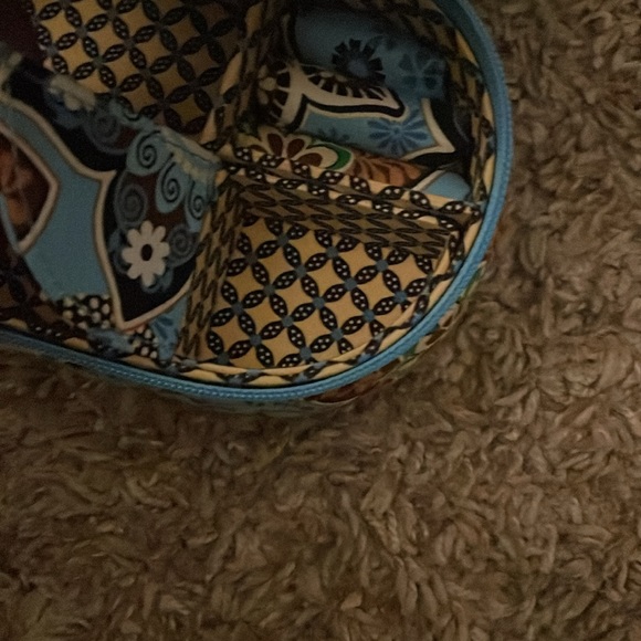 3/$10 Vera Bradley Jewelry Box Bali Blue! GUC! - Picture 8 of 8